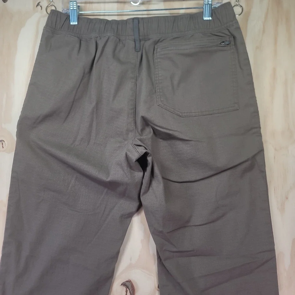 LL Bean Pants Mens M (34) Brown Explorer Ripstop Jogger Casual Outdoor Preppy - Picture 9 of 16